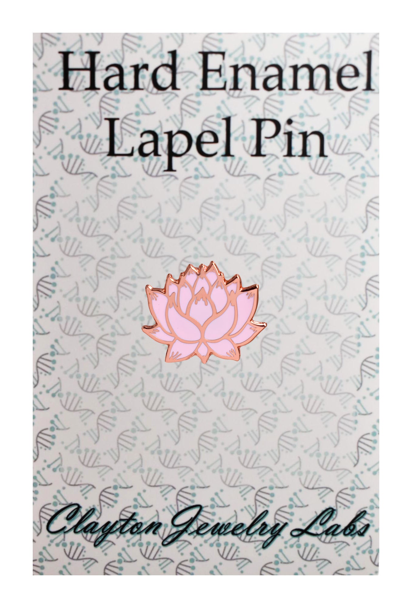 Lotus Flower Hard Enamel Lapel Pin