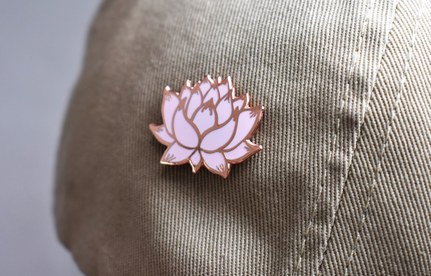 Lotus Flower Hard Enamel Lapel Pin