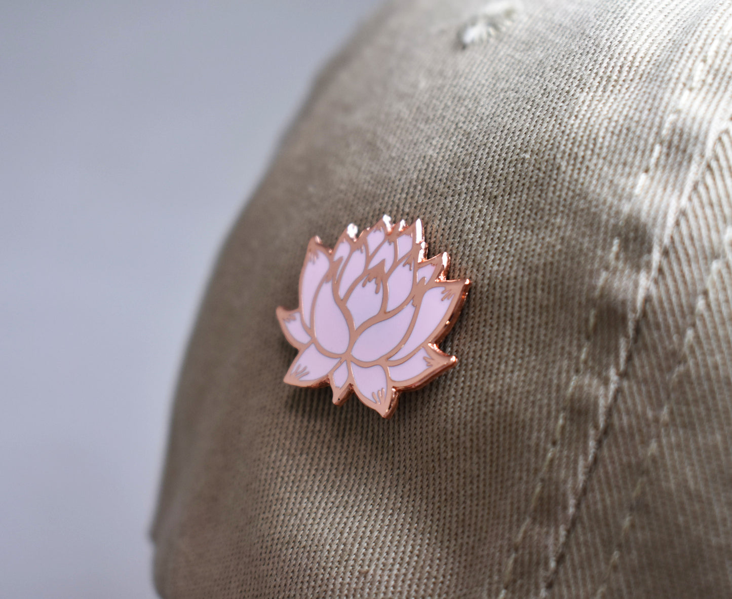 Lotus Flower Hard Enamel Lapel Pin