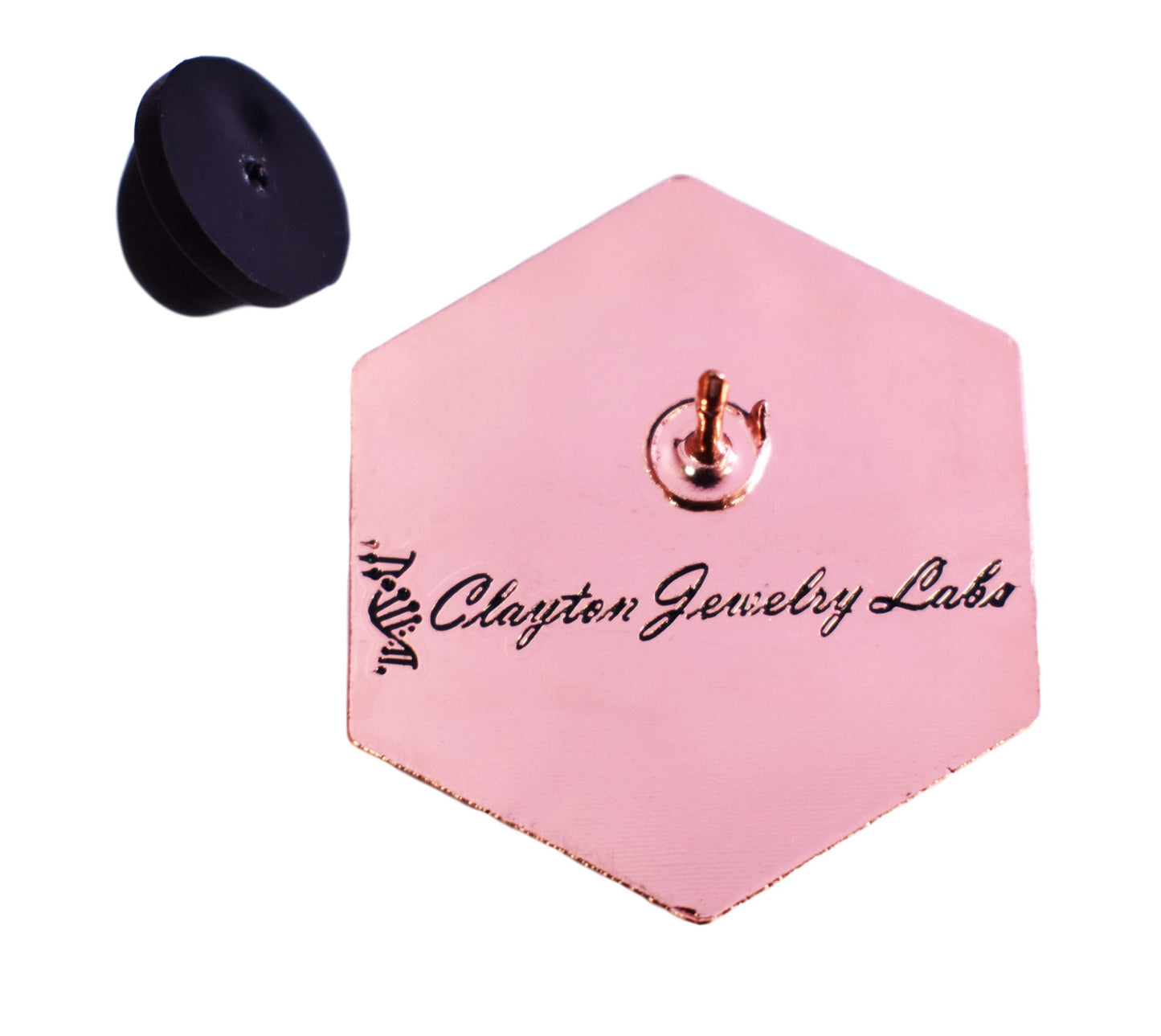 D20 Twenty-Sided Die Hard Enamel Lapel Pin