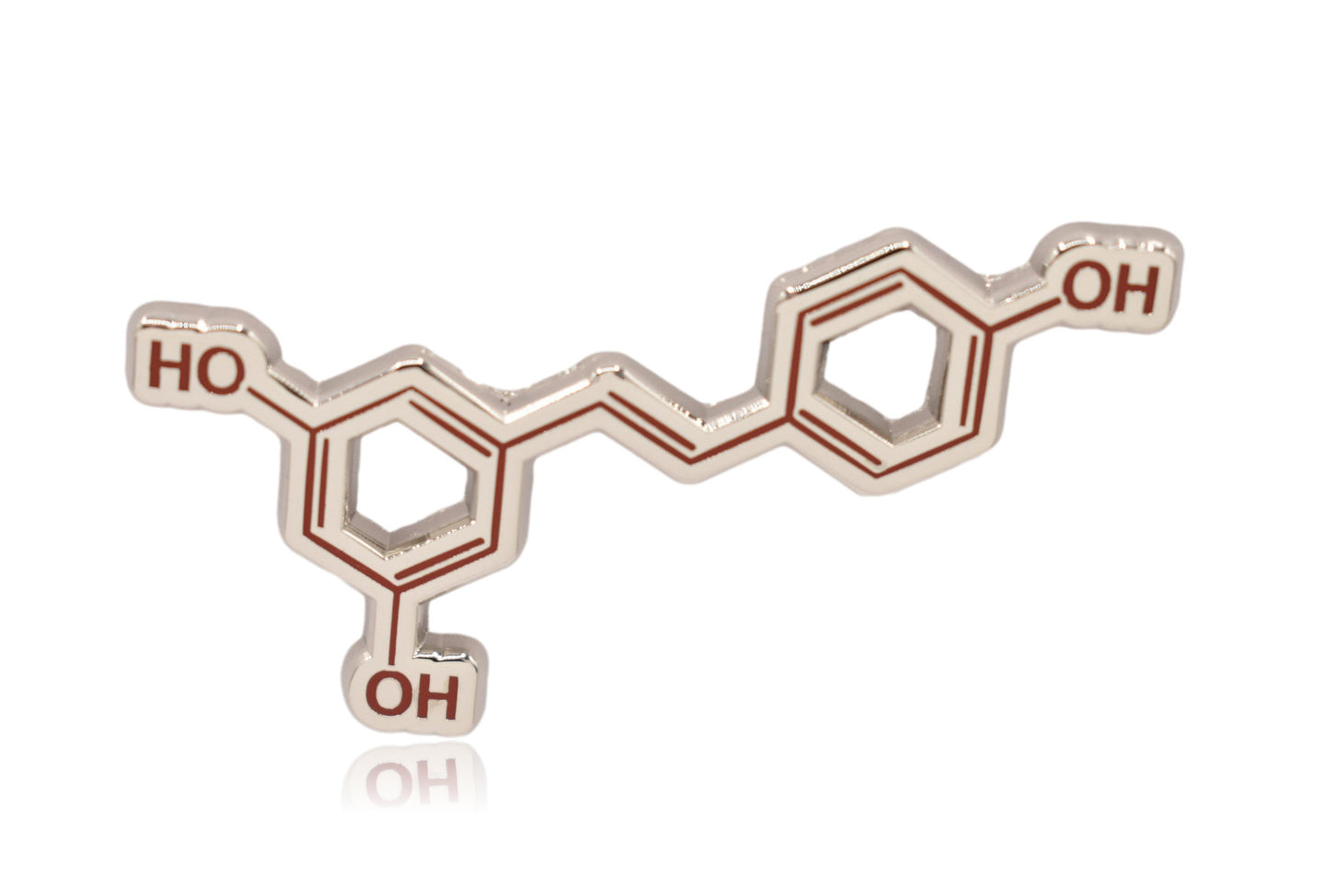 Wine Molecule Hard Enamel Pin | Clayton Jewelry Labs