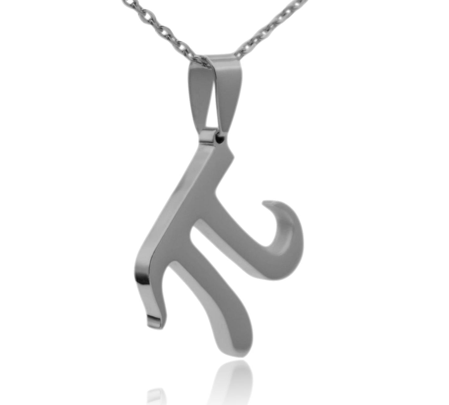 Pi Math Symbol Stainless Steel Necklace