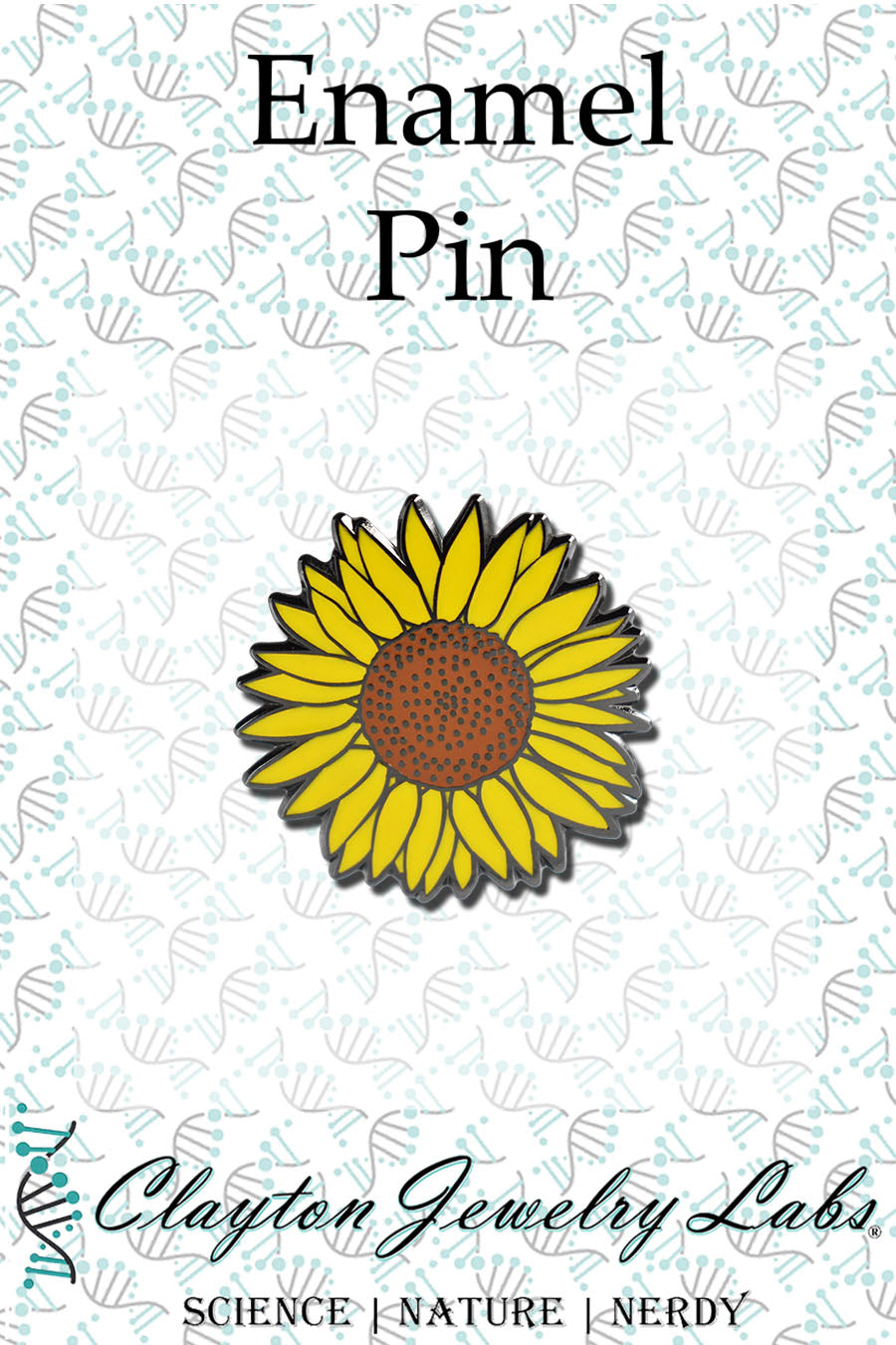 Sunflower Hard Enamel Lapel Pin