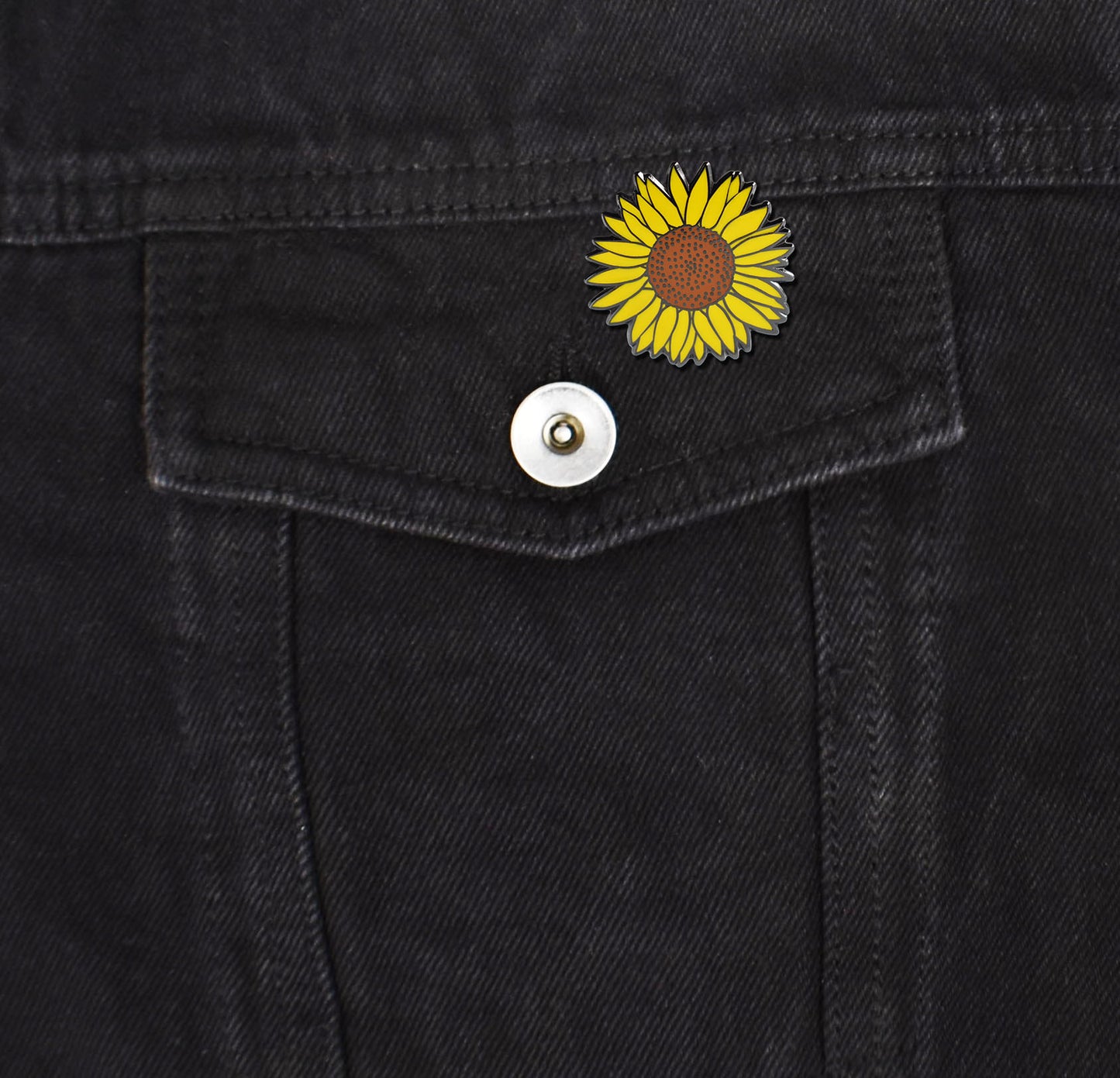 Sunflower Hard Enamel Lapel Pin