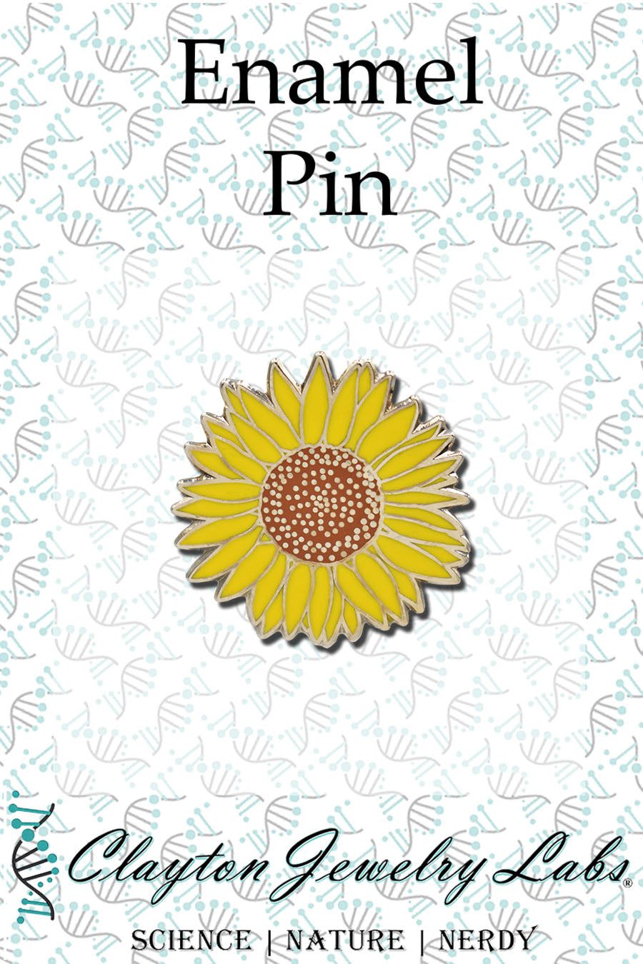 Sunflower Hard Enamel Lapel Pin