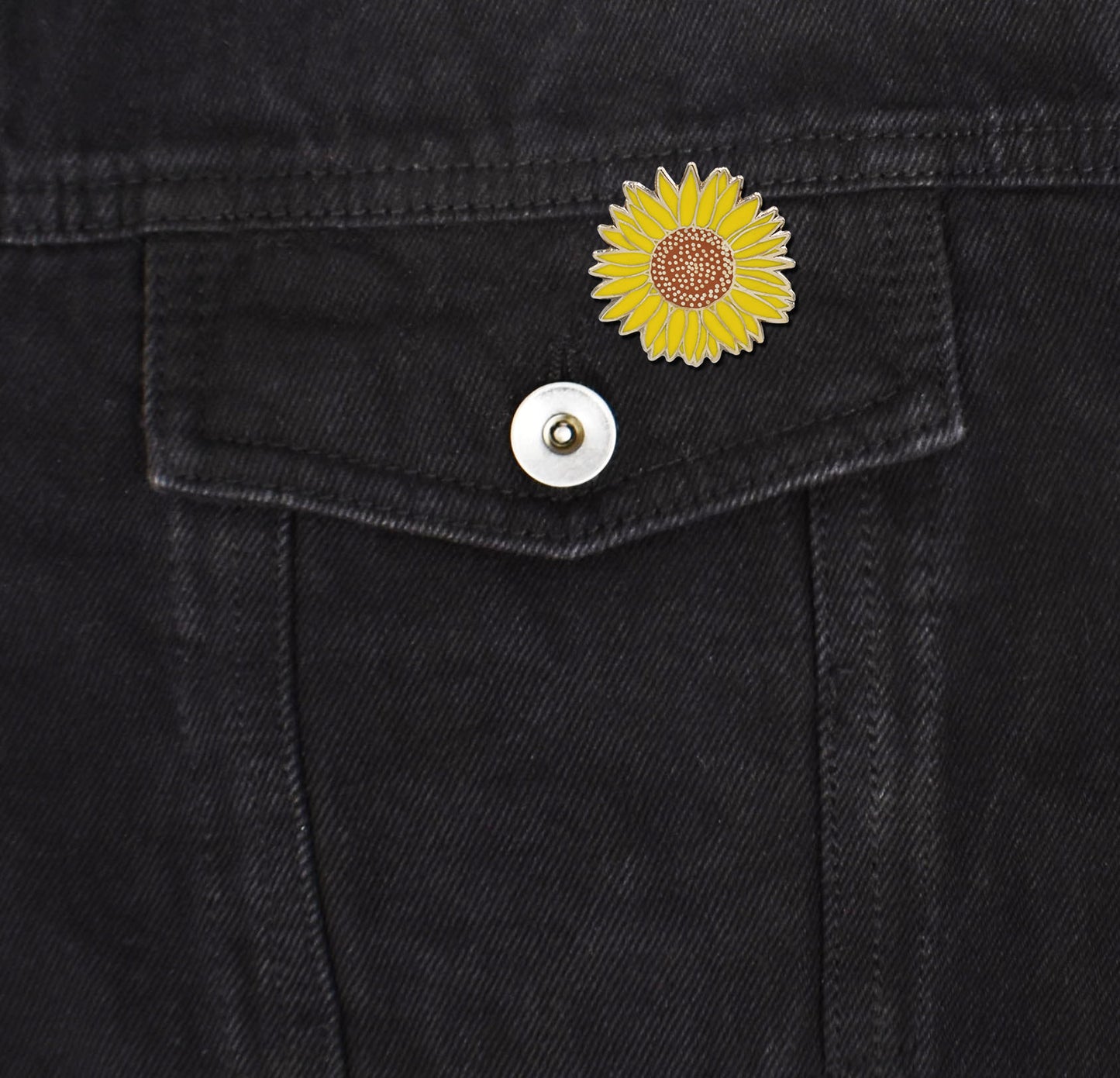 Sunflower Hard Enamel Lapel Pin