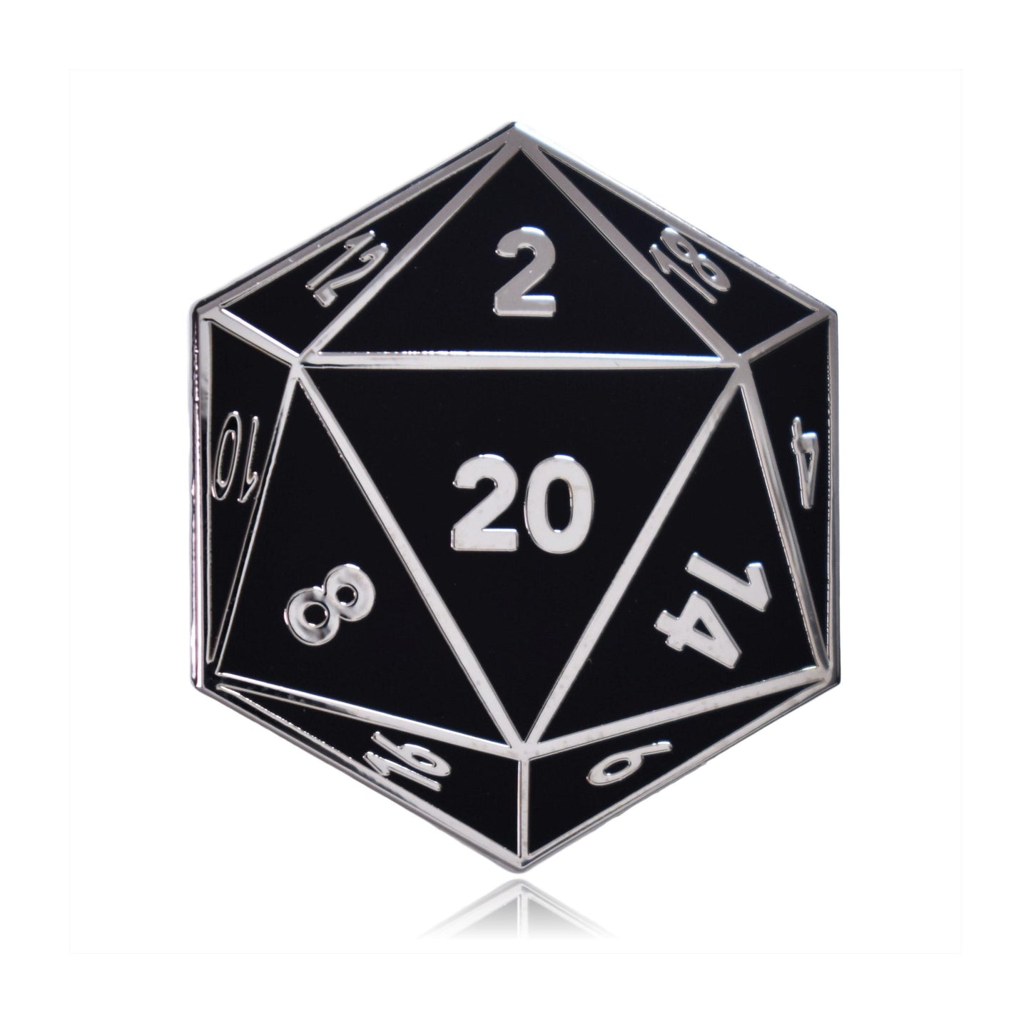 D20 D 20 Dice Dungeons and Dragons Pin die