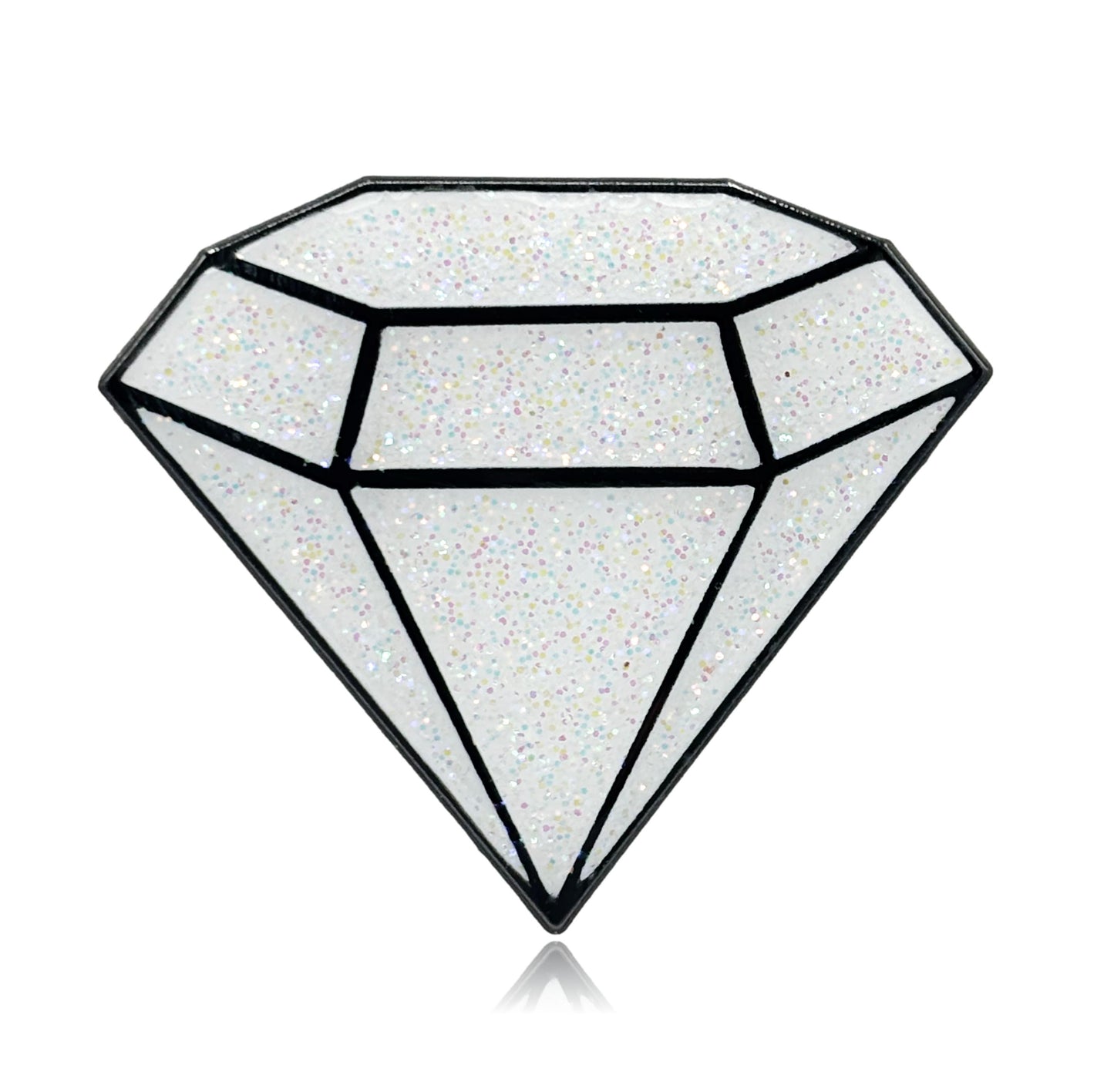 Diamond Shaped Hard Enamel Lapel Pin