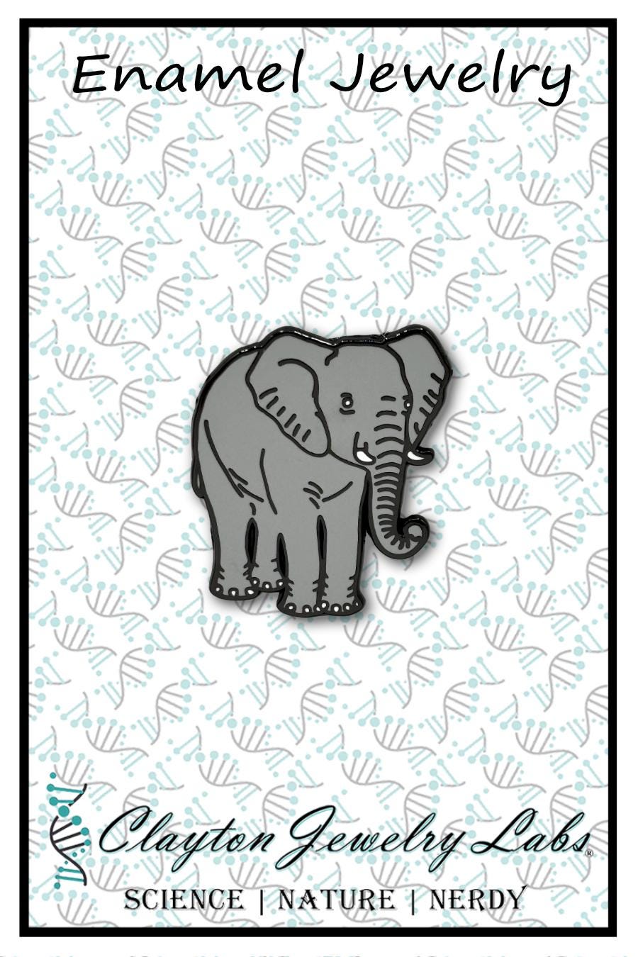 Elephant Enamel Pin - Clayton Jewelry Labs