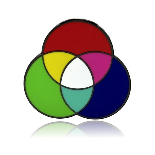 a group of three circles with different colors