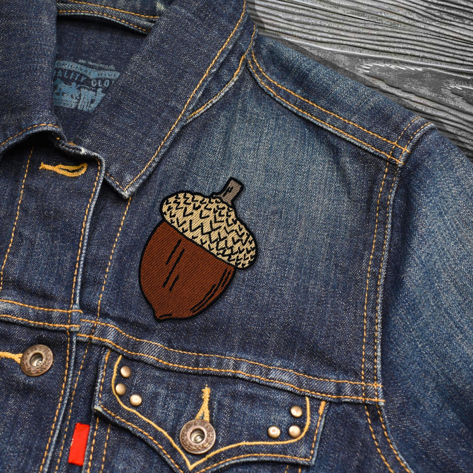 Acorn Oaknut Embroidered Iron-on Patch | Clayton Jewelry Labs