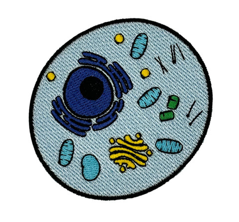 Animal Cell Embroidered Iron-on Patch | Clayton Jewelry Labs