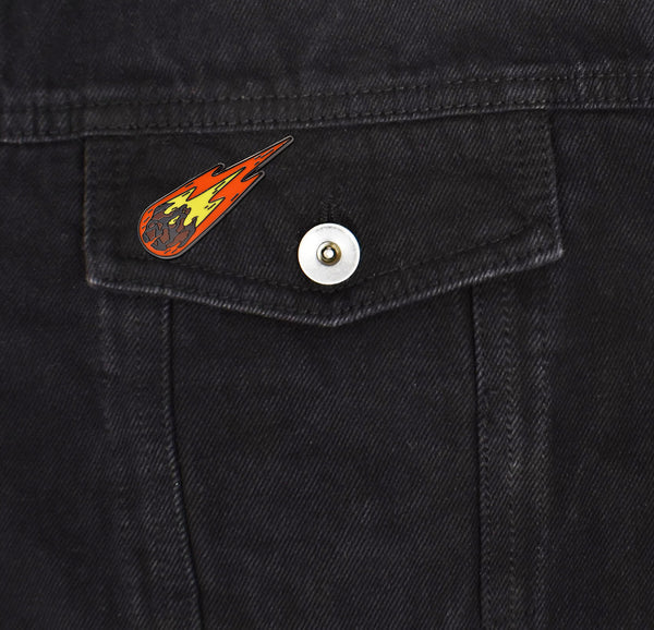 Asteroid Meteor Enamel Pin | Clayton Jewelry Labs