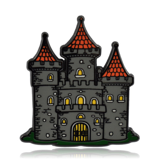 Medieval Castle Enamel Pin | Clayton Jewelry Labs