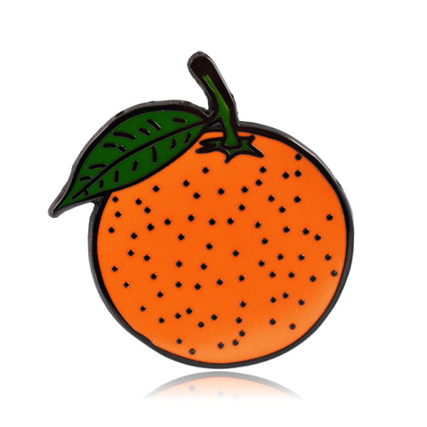 Orange Enamel Pin | Clayton Jewelry Labs