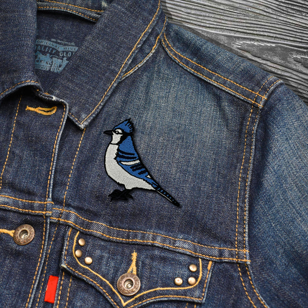 Blue Jay Embroidered Iron-on Patch | Clayton Jewelry Labs