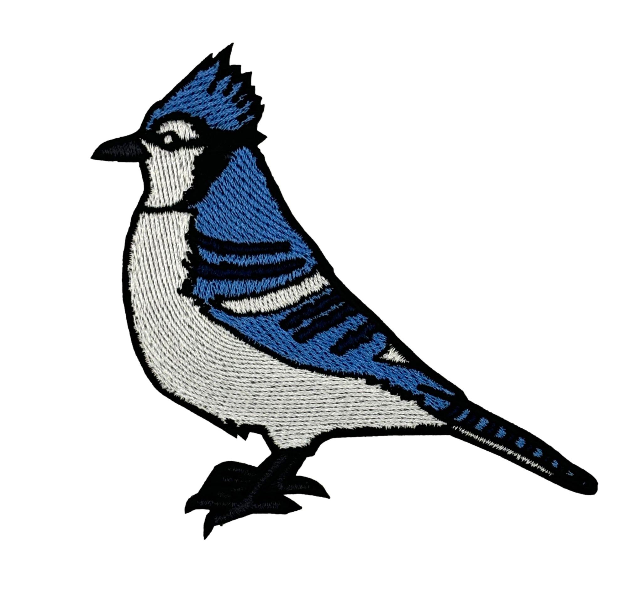 Blue Jay Embroidered Iron-on Patch | Clayton Jewelry Labs