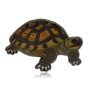 Box Turtle Enamel Pin | Clayton Jewelry Labs