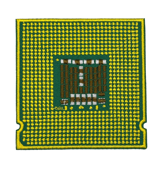 CPU Processor Chip Embroidered Iron-on Patch