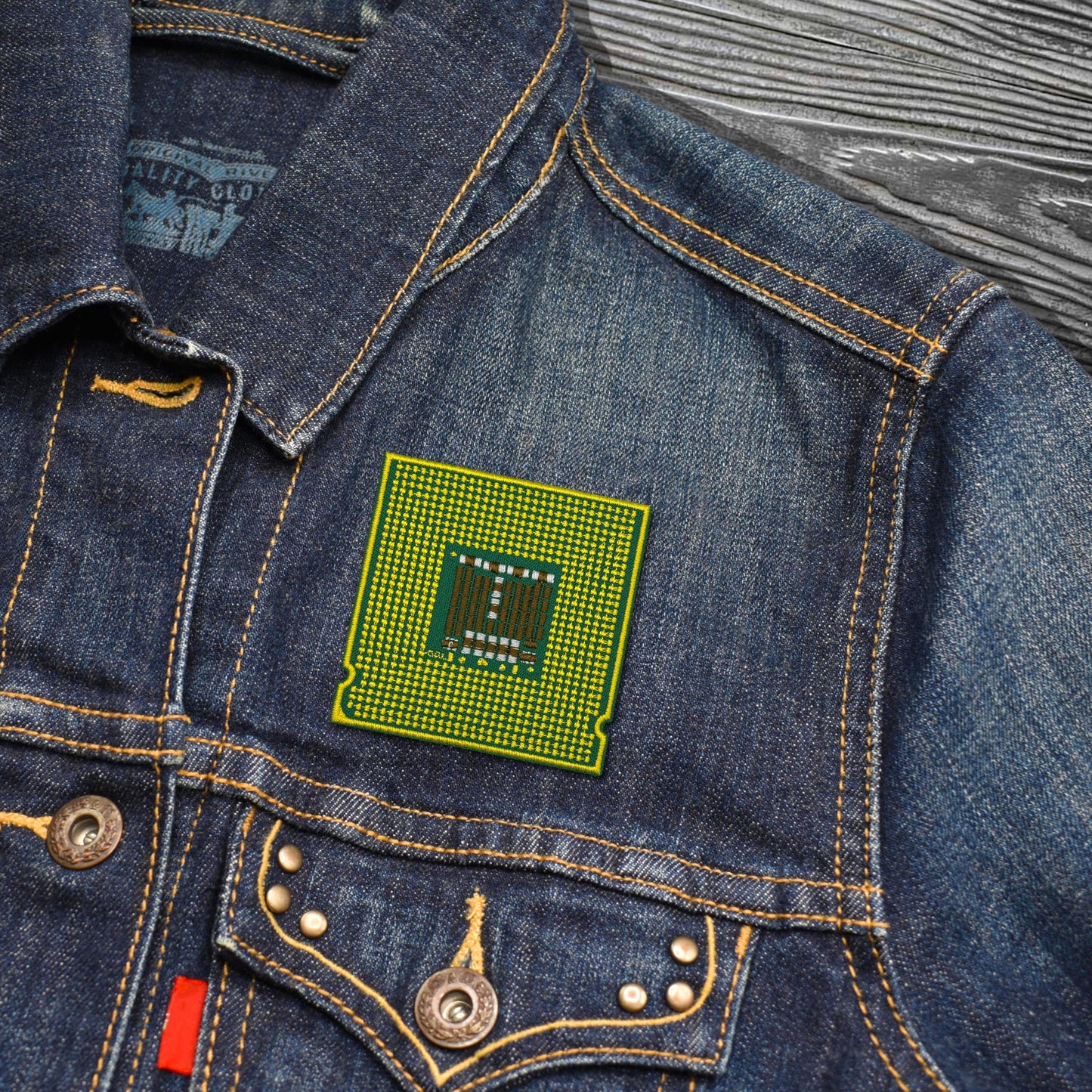 CPU Processor Chip Embroidered Iron-on Patch