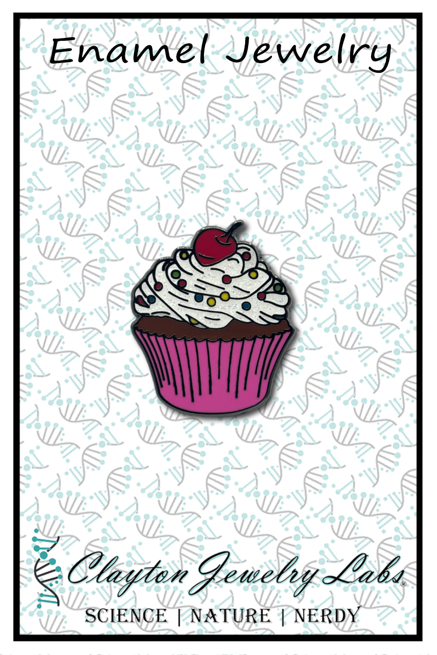 Cupcake Enamel Pin