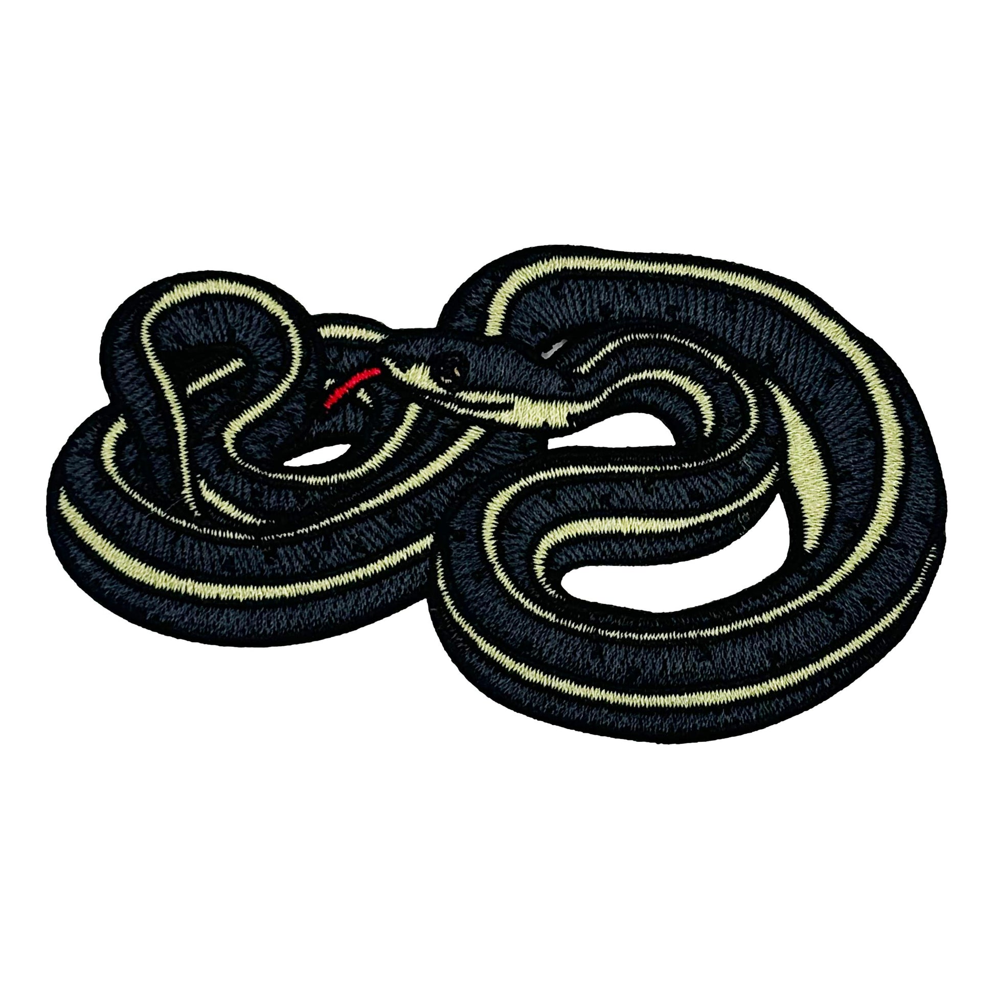 Garter Snake Embroidered Iron-on Patch | Clayton Jewelry Labs