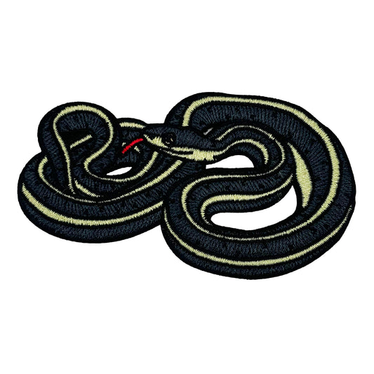 Garter Snake Embroidered Iron-on Patch | Clayton Jewelry Labs