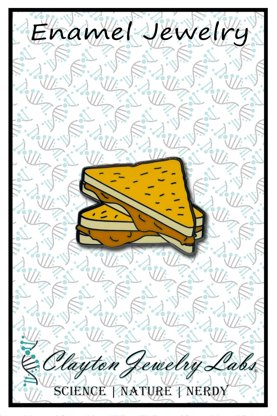 Grilled Cheese Enamel Pin