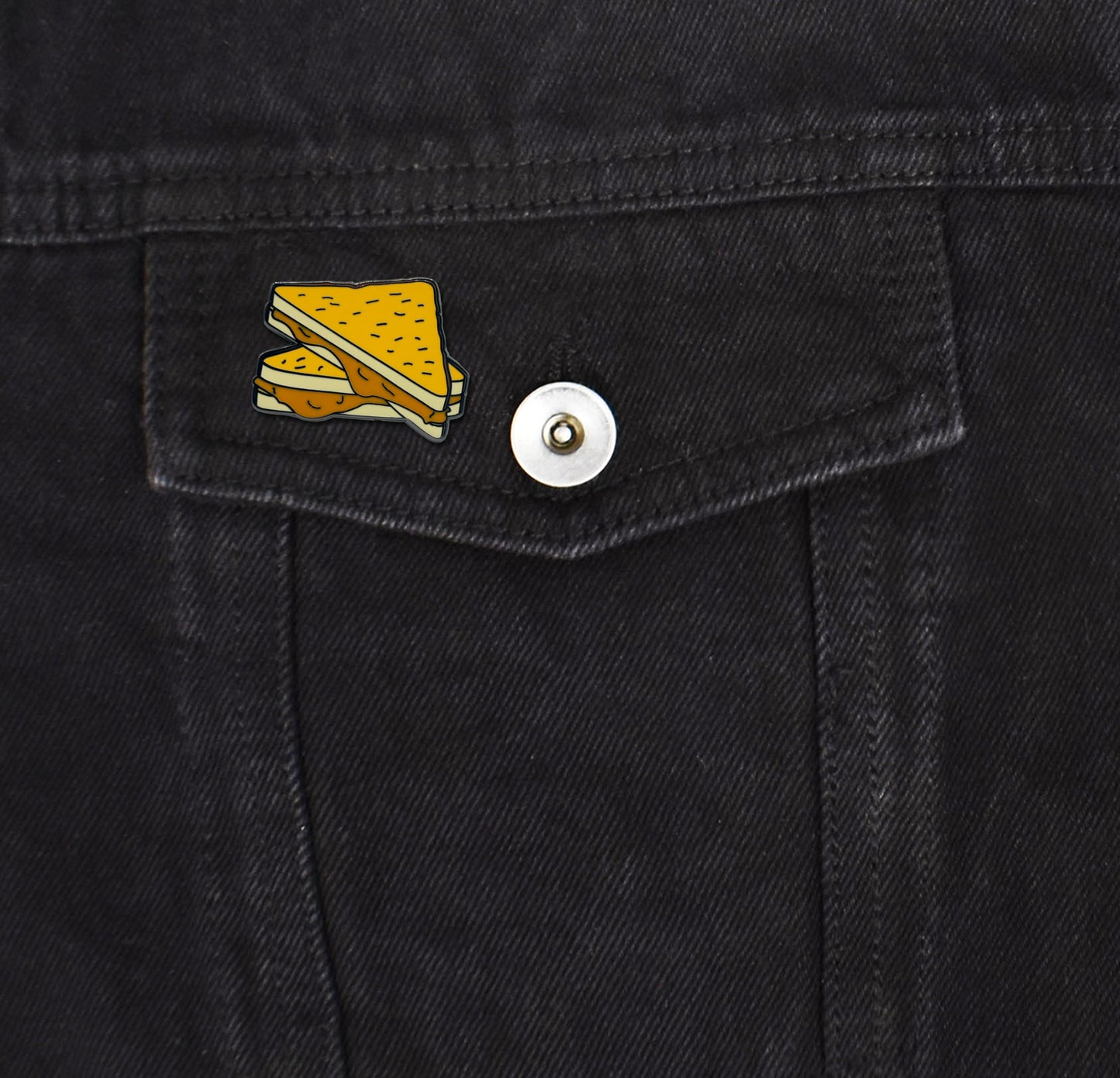 Grilled Cheese Enamel Pin