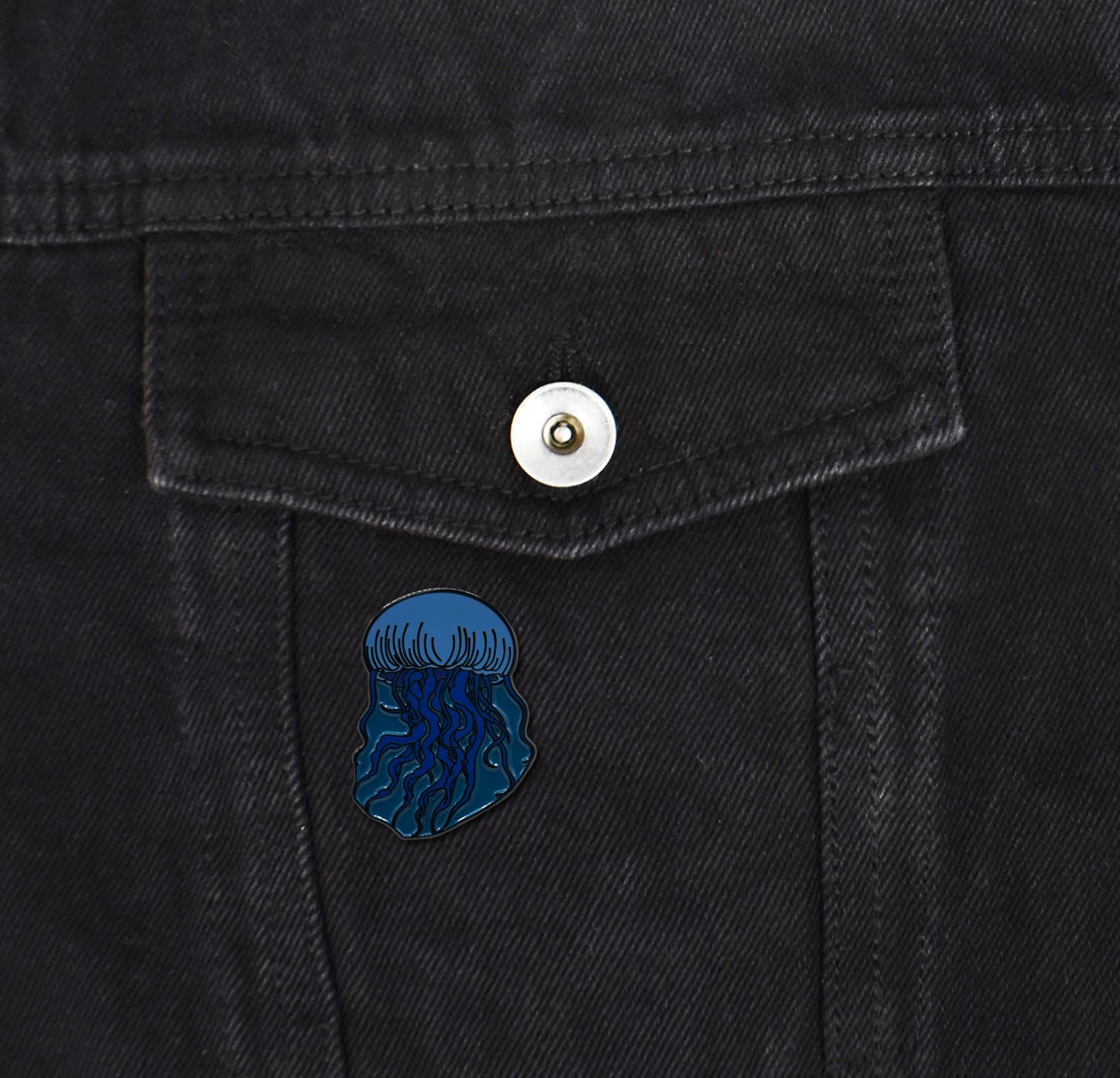 Jellyfish Enamel Pin