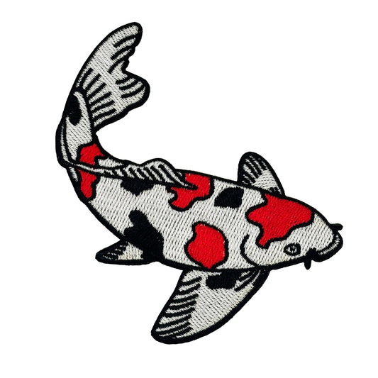 Koi Fish Embroidered Iron-on Patch | Clayton Jewelry Labs