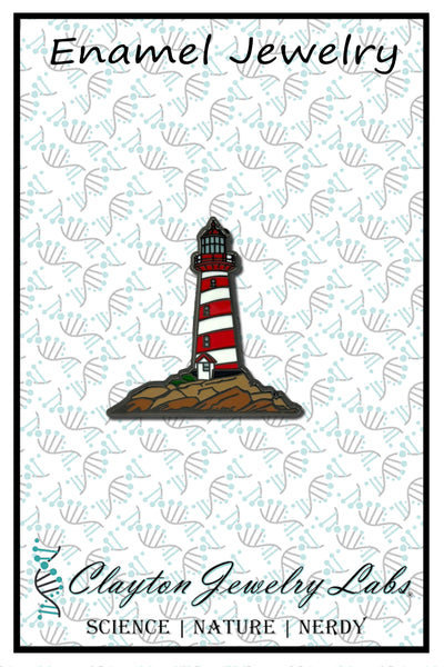 Lighthouse Enamel Pin | Clayton Jewelry Labs