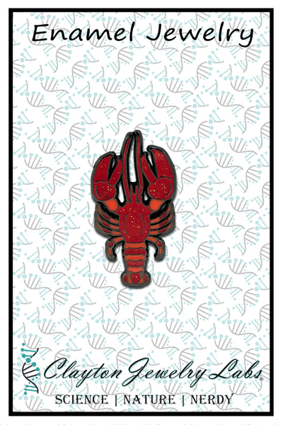 Lobster Enamel Pin | Clayton Jewelry Labs