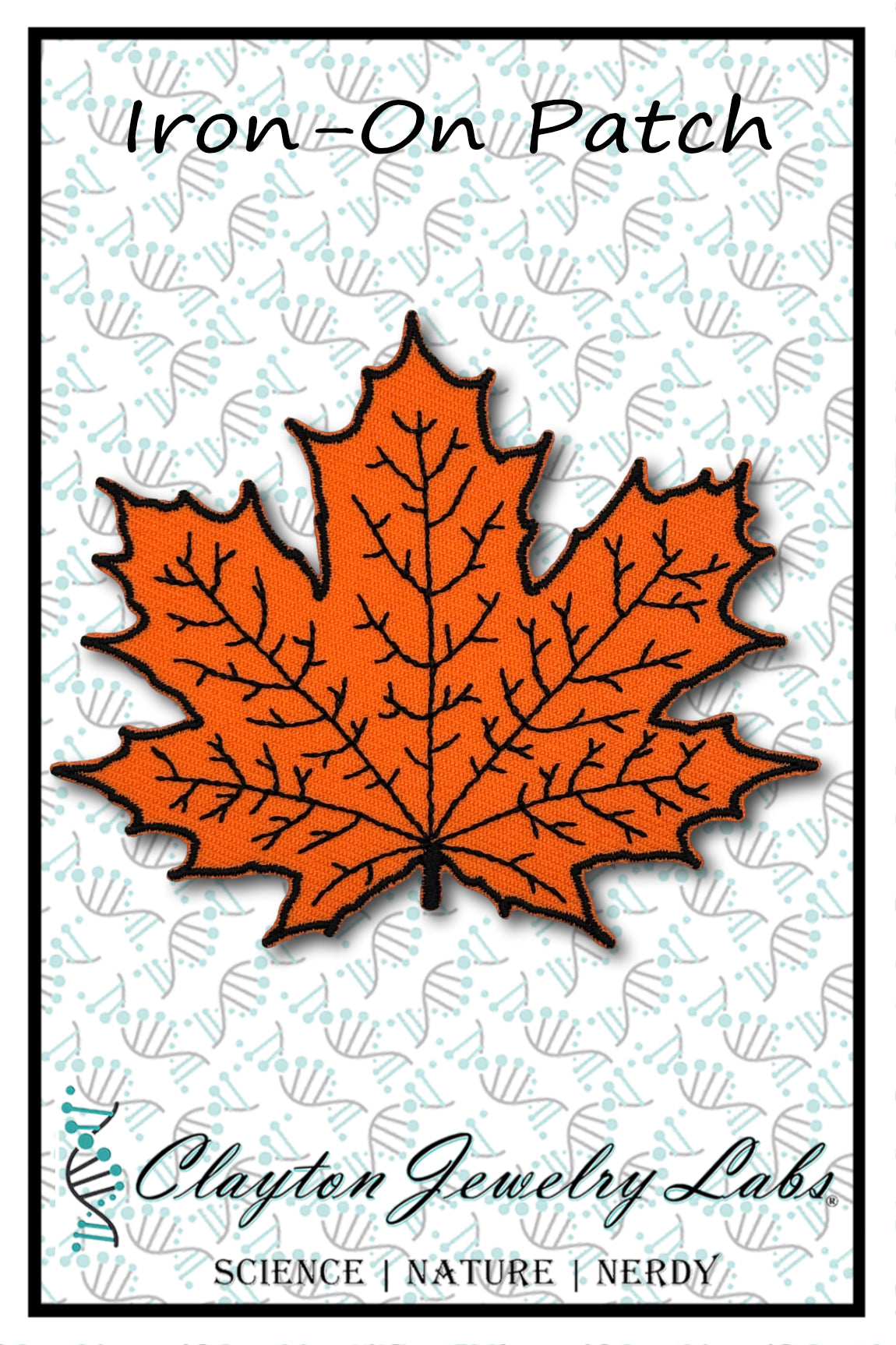 Maple Leaf Embroidered Iron-on Patch