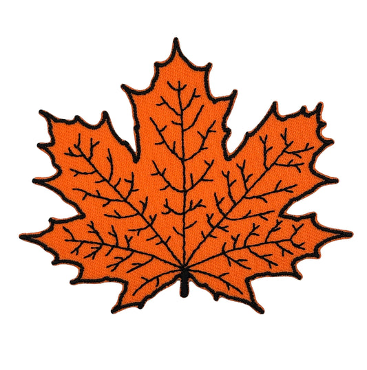 Maple Leaf Embroidered Iron-on Patch