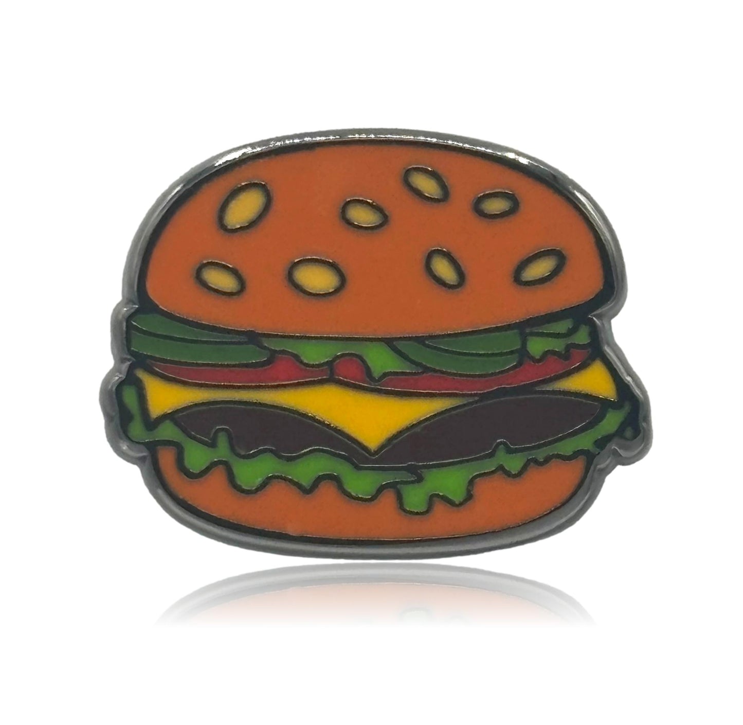 Mini Cheeseburger Set of 4 Filler Enamel Pins