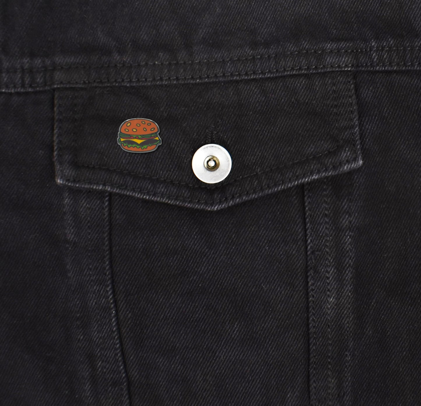 Mini Cheeseburger Set of 4 Filler Enamel Pins