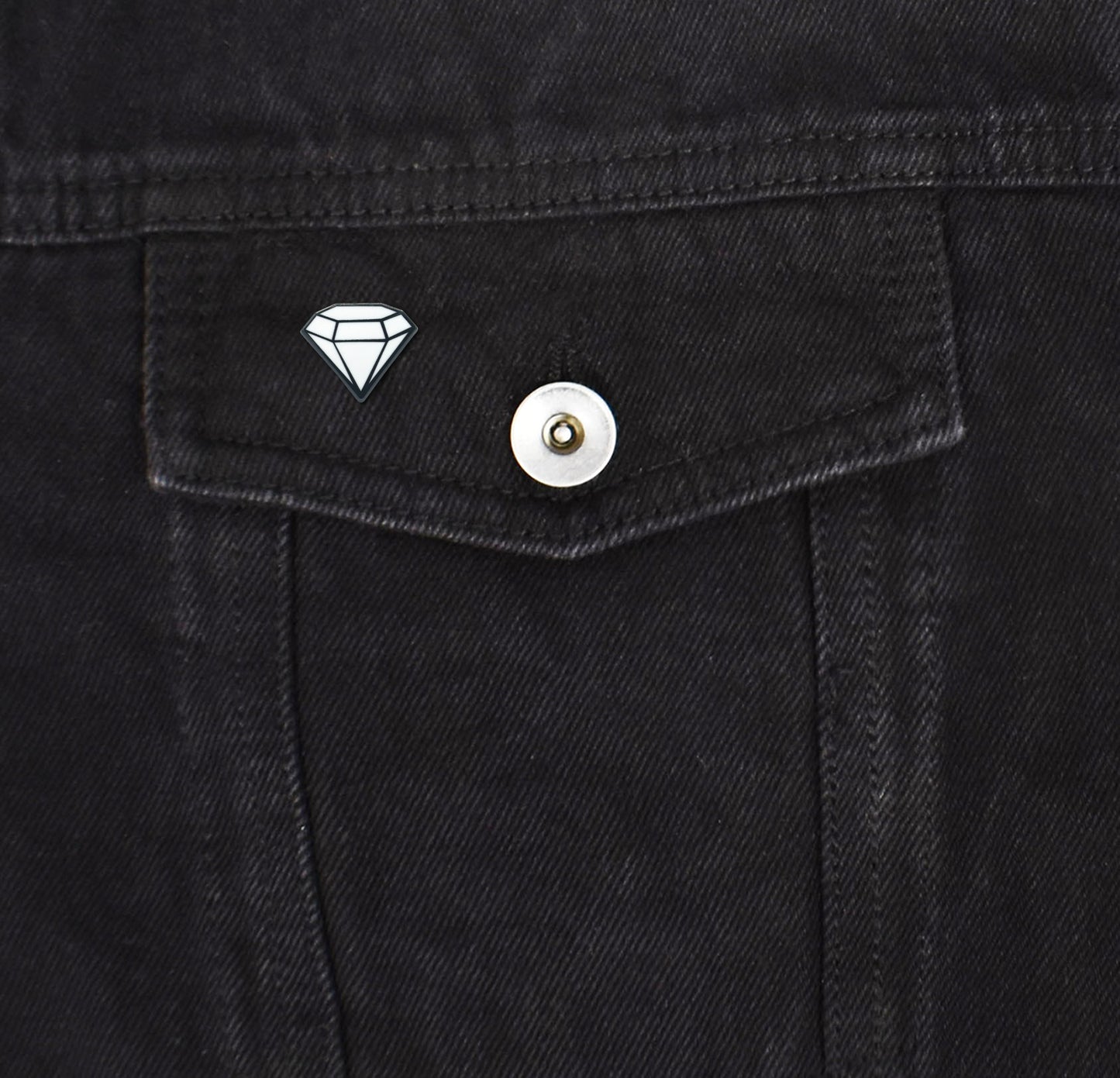 Mini Diamond Set of 4 Filler Enamel Pins