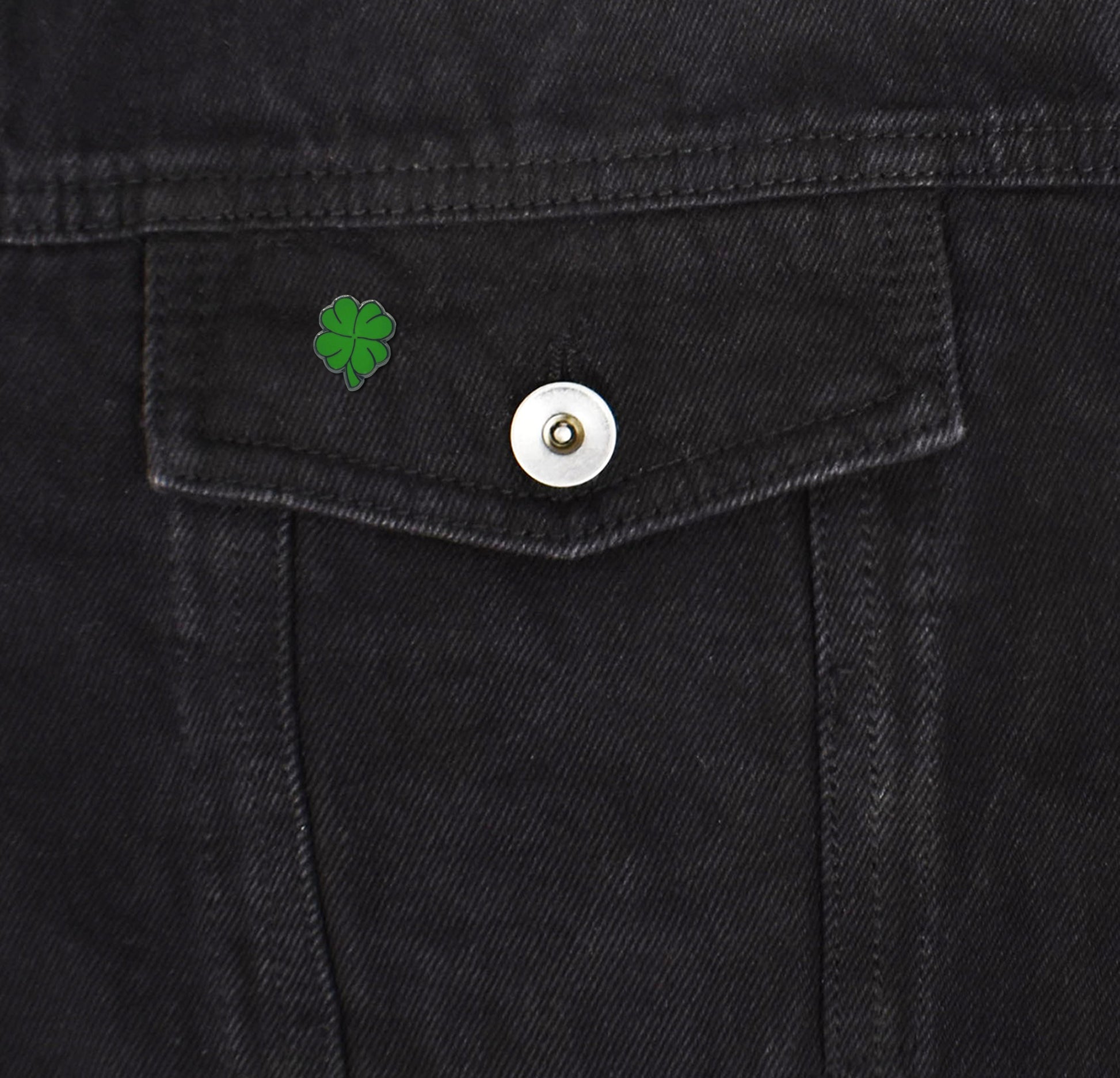 Mini Four Leaf Clover Set of 4 Filler Enamel Pins