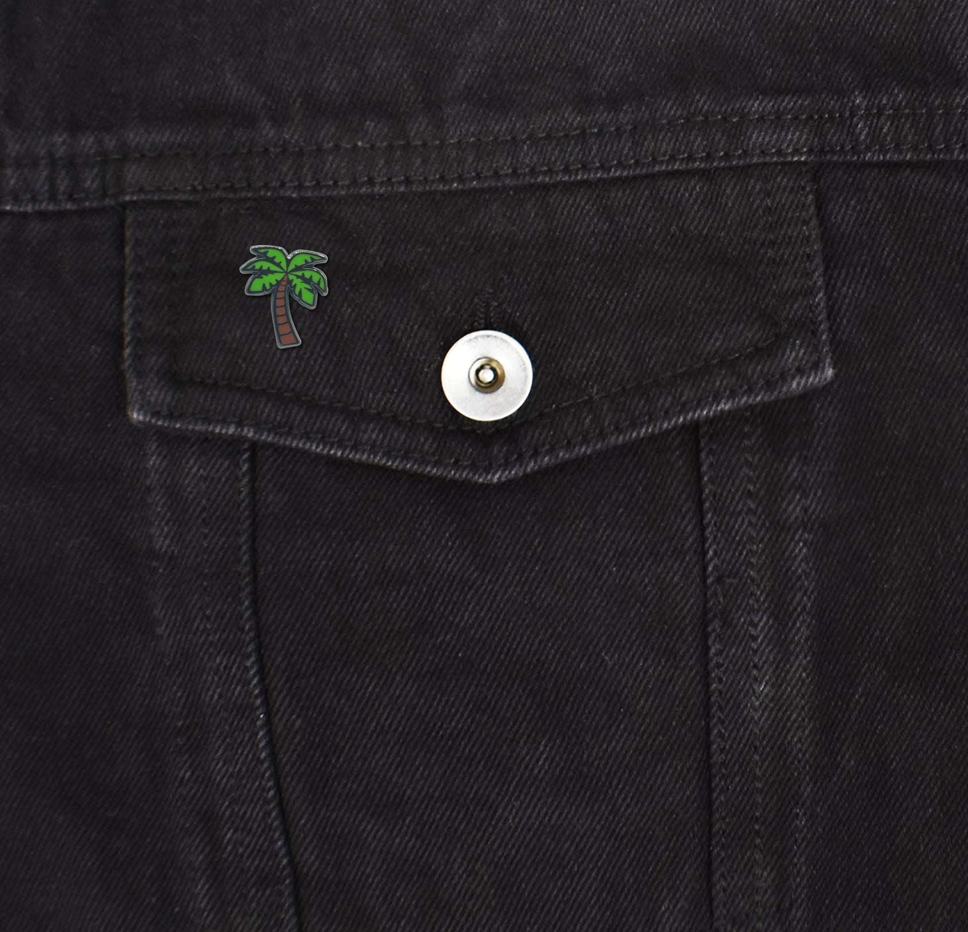 Mini Palm Tree Set of 4 Filler Enamel Pins