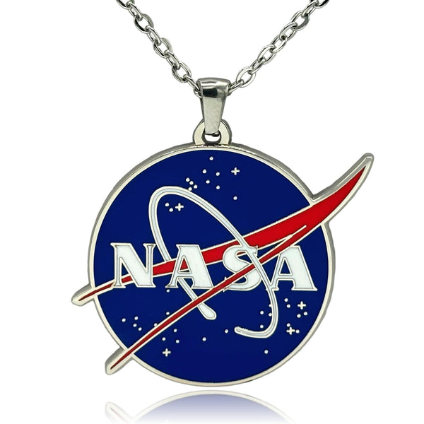 Nasa Logo Enamel Pendant Necklace | Clayton Jewelry Labs