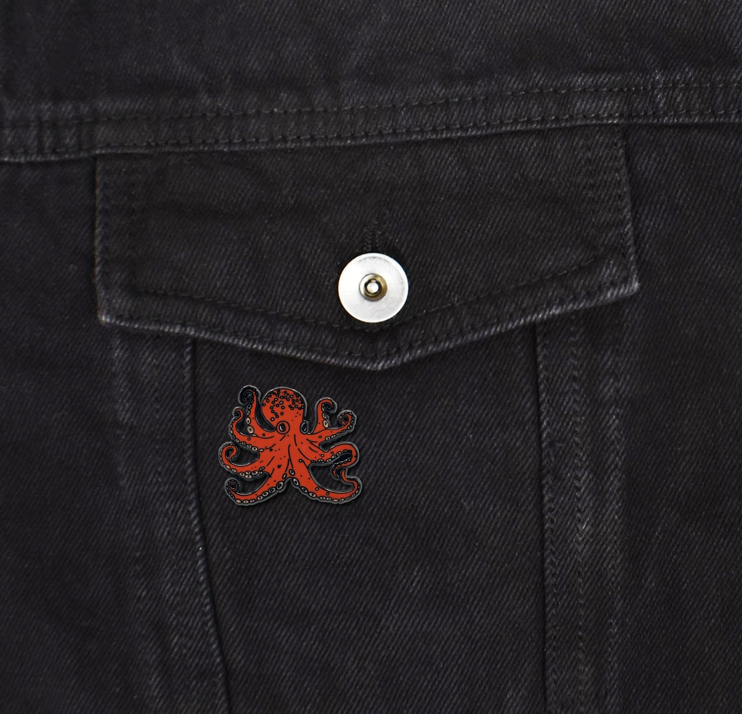 Octopus Enamel Pin