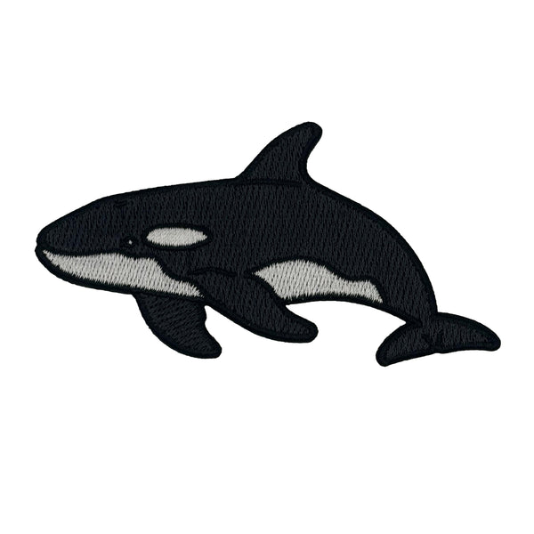 Orca Whale Embroidered Iron-on Patch | Clayton Jewelry Labs