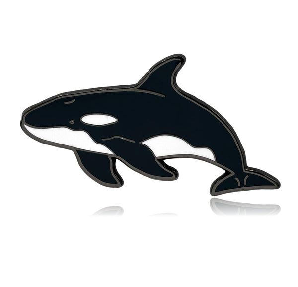 Orca Whale Enamel Pin | Clayton Jewelry Labs