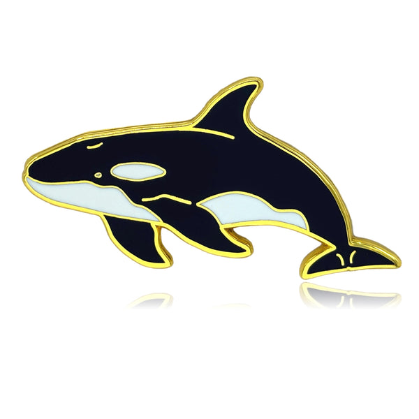 Orca Whale Enamel Pin | Clayton Jewelry Labs