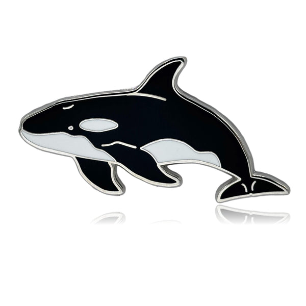 Orca Whale Enamel Pin | Clayton Jewelry Labs