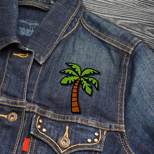 Palm Tree Embroidered Iron-on Patch | Clayton Jewelry Labs