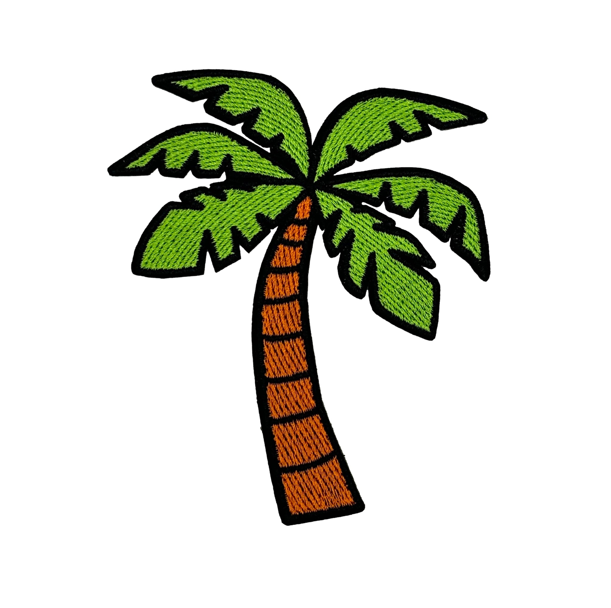 Palm Tree Embroidered Iron-on Patch | Clayton Jewelry Labs