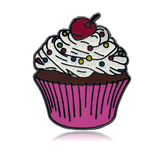 Pink Cupcake Enamel Pin