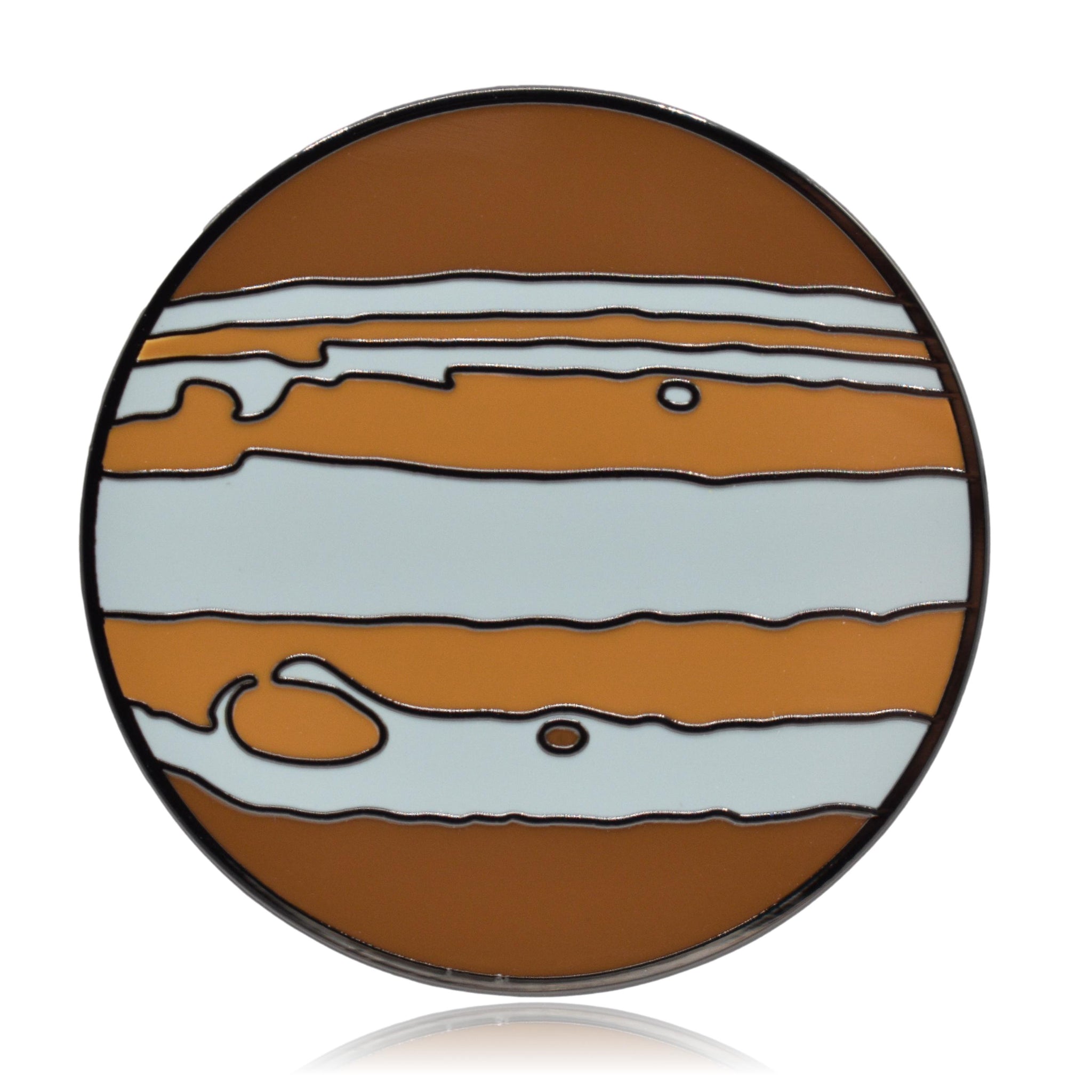 Planet Jupiter Enamel Pin | Clayton Jewelry Labs